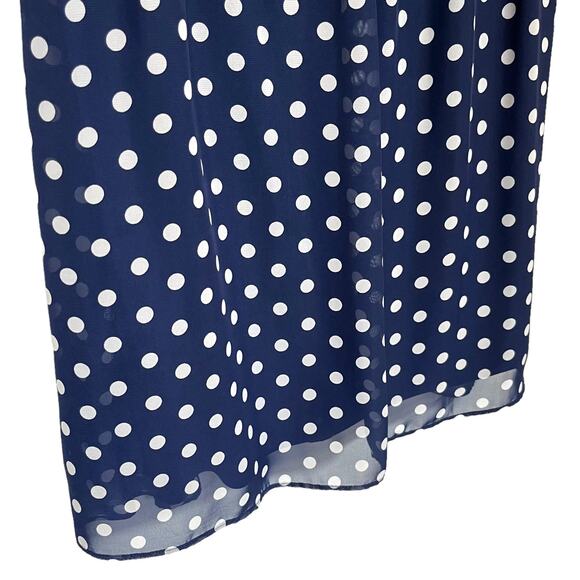 Alyx Polkadot Dress Blue Size 12 - Picture 3 of 9